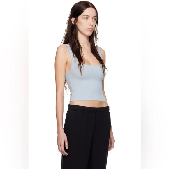 SKIMS SOFT LOUNGE TANK Celeste M Medium NWT NEW - Picture 4 of 6